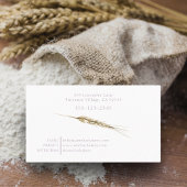 Weizenkörnchen Lavendel Blume handwerkliche Bäcker Visitenkarte