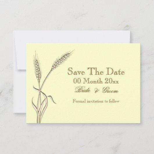 Weizenland Save the Date #2 (Vorderseite)