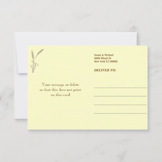 Weizenland Save the Date #2 (Rückseite)