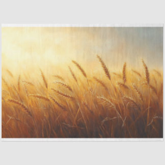 Weizenlandschaft Landschaft des Weizen Seidenpapier