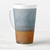 Weizenlandschaft Latte Cup Milchtasse (Linke Ecke)