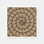 Weizenohren in Spiralwalzmuster, Serviette (Vorderseite)