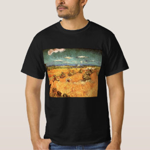 Weizenschober mit Schnitter von Vincent van Gogh T-Shirt
