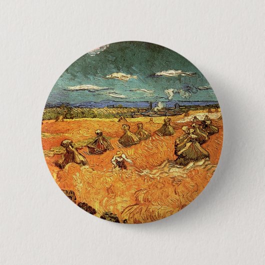 Weizenstäcke mit Sensenmann Button (Vorderseite)