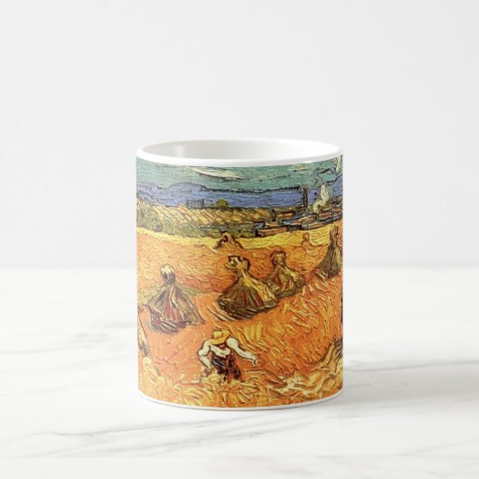 Weizenstäcke mit Sensenmann Kaffeetasse (Mittel)