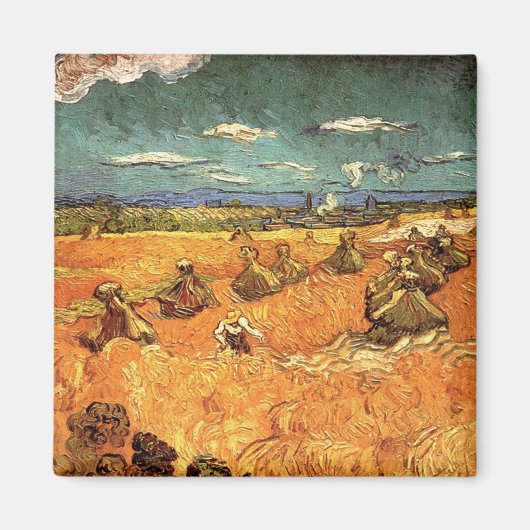 Weizenstäcke mit Sensenmann Magnet (Vorne)