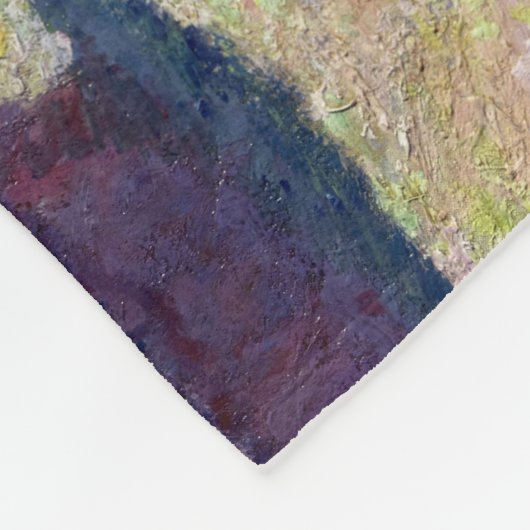 Weizenstapel (Ende Sommer), Monet Fleecedecke (Ecke)