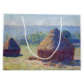 Weizenstapel (Ende Sommer), Monet Große Geschenktüte (Rückseite)