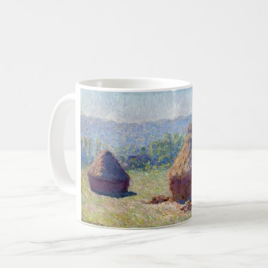 Weizenstapel (Ende Sommer), Monet Kaffeetasse (Vorderseite Links)