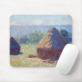 Weizenstapel (Ende Sommer), Monet Mousepad (Mit Mouse)