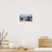 Weizenstapel (Ende Sommer), Monet Poster (Küche)