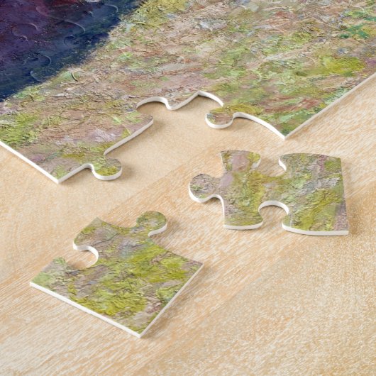 Weizenstapel (Ende Sommer), Monet Puzzle (Seite)