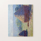 Weizenstapel (Ende Sommer), Monet Puzzle (Vertikal)