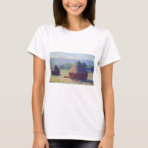Weizenstapel (Ende Sommer), Monet T-Shirt