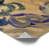 Weizenstapel mit Sensenmann Vincent Gogh Poster (Ecke)