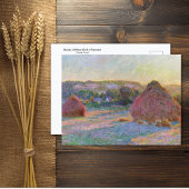 Weizenstapel SommerClaude Monet Postkarte