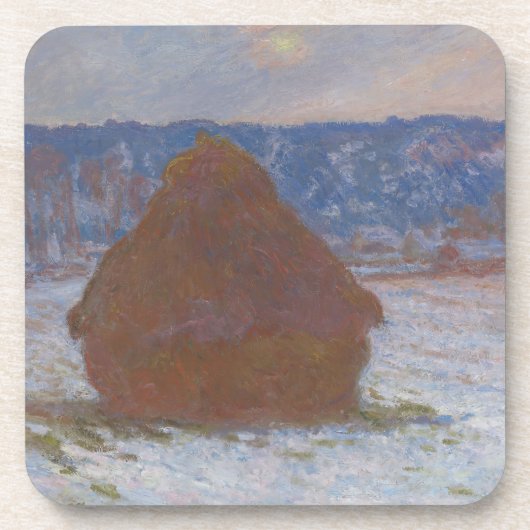 Weizenstück (Schneeeffekt, Tag der Besetzung) (189 Getränkeuntersetzer (Vorderseite)