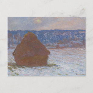 Weizenstück (Schneeeffekt, Tag der Besetzung) (189 Postkarte