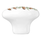 Weizenwald Hirschwald Grünes Kinderzimmer Keramikknauf (Seitenansicht)