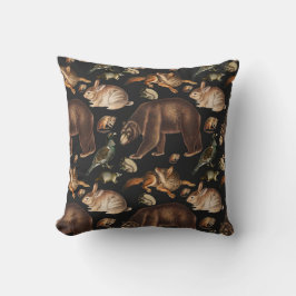 Weizenwaldtiere Blumenmuster Kissen