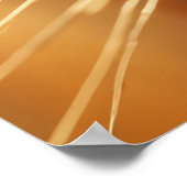 Weizenwasser Tropfen Natur Stille Ruhe Poster (Ecke)