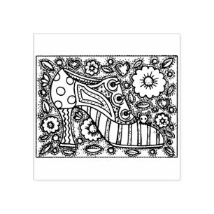 WEIZMÄSSE UND DUSCHE BRIEFMARKE GUMMISTEMPEL