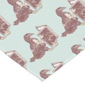 Weka Bird Lesen eines Buches Kurzer Tischläufer (Ecke)