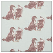 Weka Bird Lesen eines Buches Stoff (Muster)