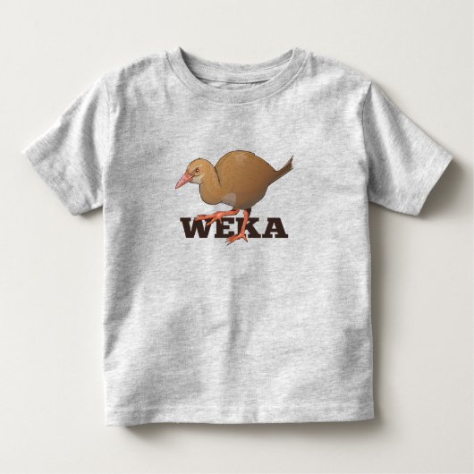 Weka New Zealand Bird Kleinkind T-shirt (Vorderseite)