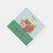 Weka New Zealand Bird Serviette (Ecke)