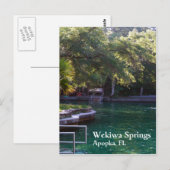 Wekiwa Springs, Apopka, FL Postkarte (Vorne/Hinten)