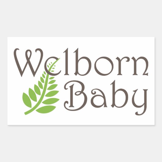 Welborn Baby Sticker (Vorderseite)