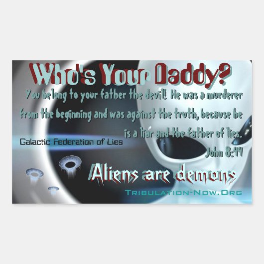 Welch Papa? Rechteckiger Aufkleber (Vorderseite)