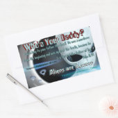 Welch Papa? Rechteckiger Aufkleber (Umschlag)