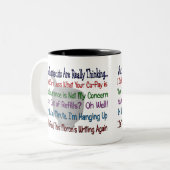 Welche Apotheker WIRKLICH DENKEN Zweifarbige Tasse (Vorderseite Links)