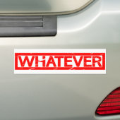Welche Briefmarke auch immer Autoaufkleber (Auf Auto)