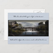 Welche Brücke? Postkarte (Vorne/Hinten)