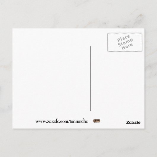 Welche Brücke? Postkarte (Rückseite)