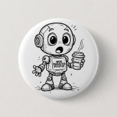 Welche Charakterfehler? - Funny Sobriety Geschenk Button (Vorderseite)