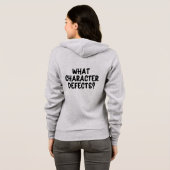 Welche Charakterfehler? - Funny Sobriety Geschenk Hoodie (Schwarz voll)