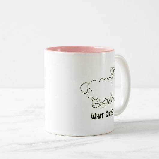 Welche Diät? Tasse (VorderseiteRechts)