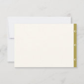 welche Du selbst gestalten kannst Dankeskarte (Rückseite)