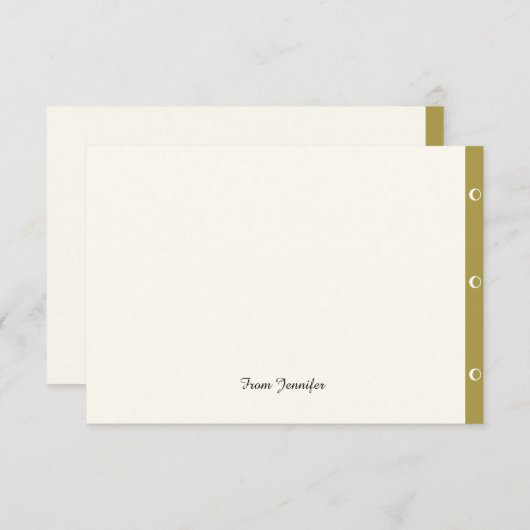 welche Du selbst gestalten kannst Dankeskarte (Vorne/Hinten)