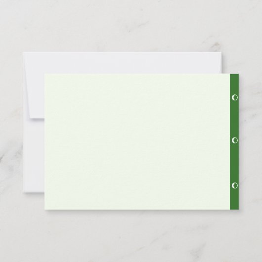 welche Du selbst gestalten kannst Dankeskarte (Rückseite)