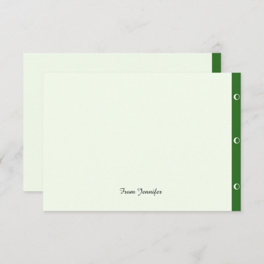 welche Du selbst gestalten kannst Dankeskarte (Vorne/Hinten)