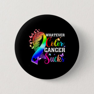 Welche Farbe auch immer Krebs saugt Bewusstseinsfa Button