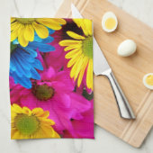 Welche Farbe ist IHR Gänseblümchen? Geschirrtuch (Viertel Falte)