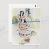 Welche Form sie von Warwick Goble gefallen hat Postkarte (Vorne/Hinten)