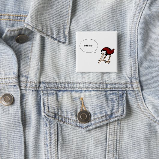 Welche Grippe? Button (Beispiel)