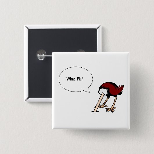 Welche Grippe? Button (Vorne & Hinten)